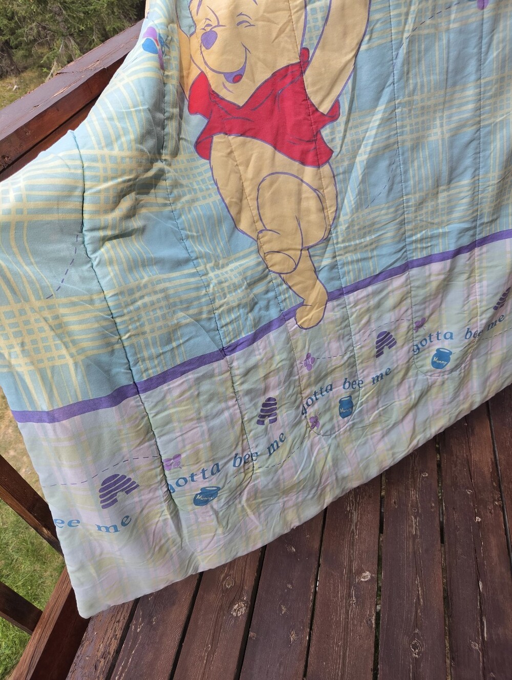 Vintage Y2K Pooh Bear Twin Comforter - Picture 2 of 5